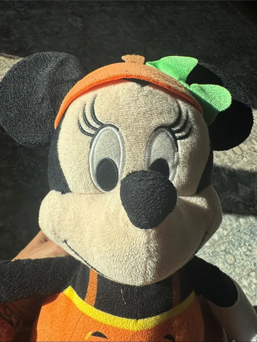 Minnie Mouse Halloween Pumpkin Plush